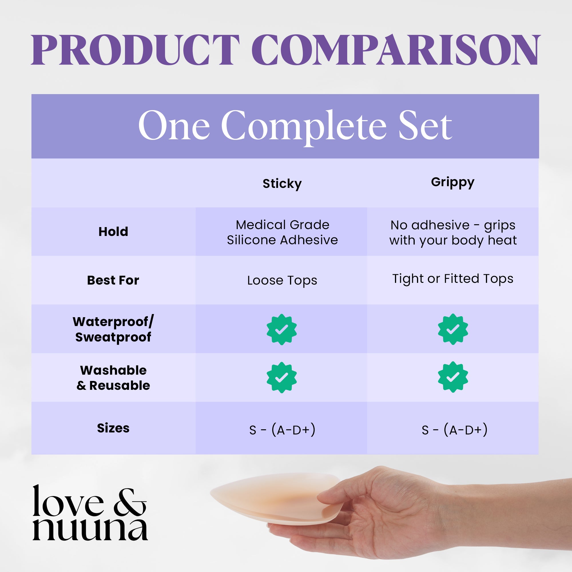 Triangle Nipple Cover Set - 2 Pairs