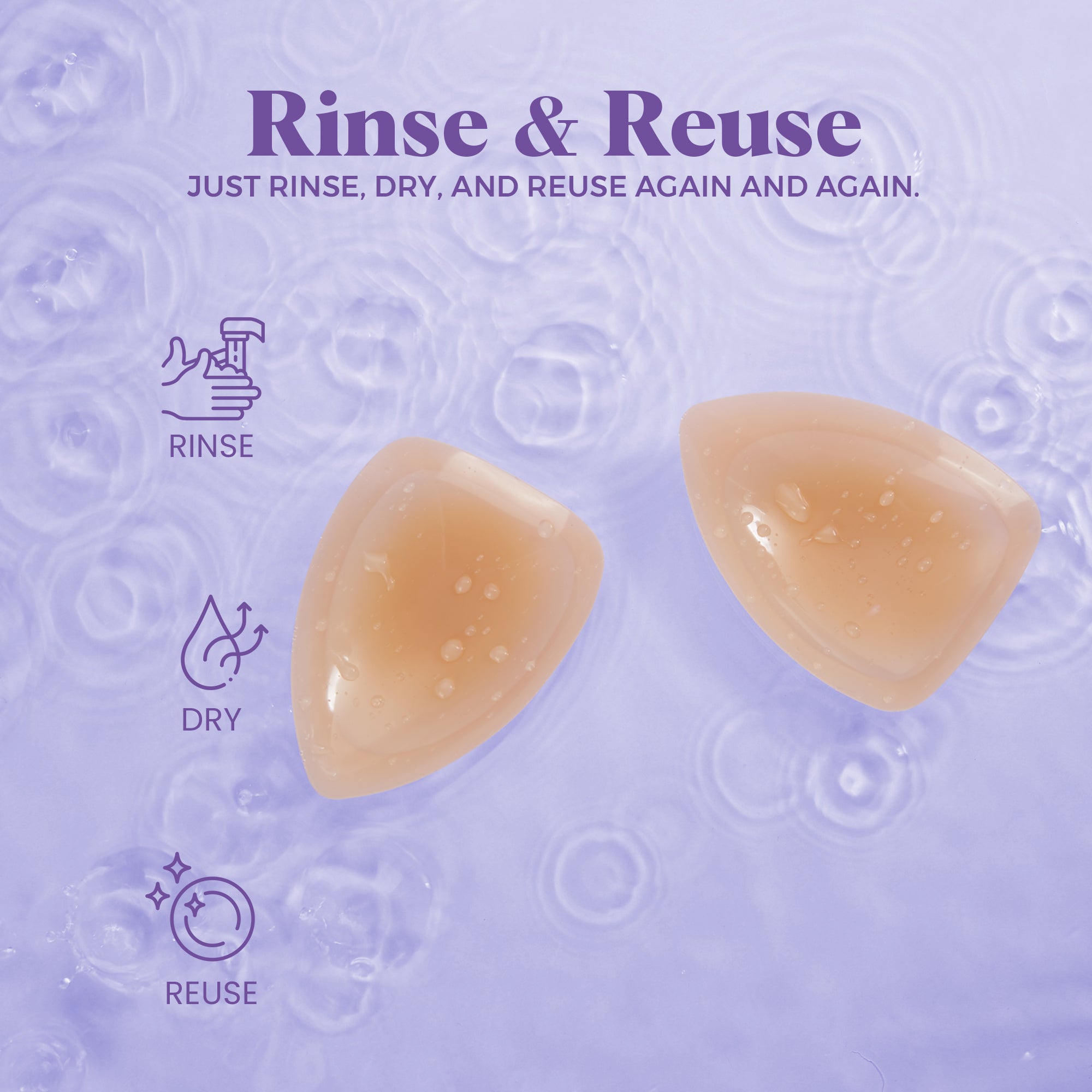 Triangle Nipple Cover Set - 2 Pairs